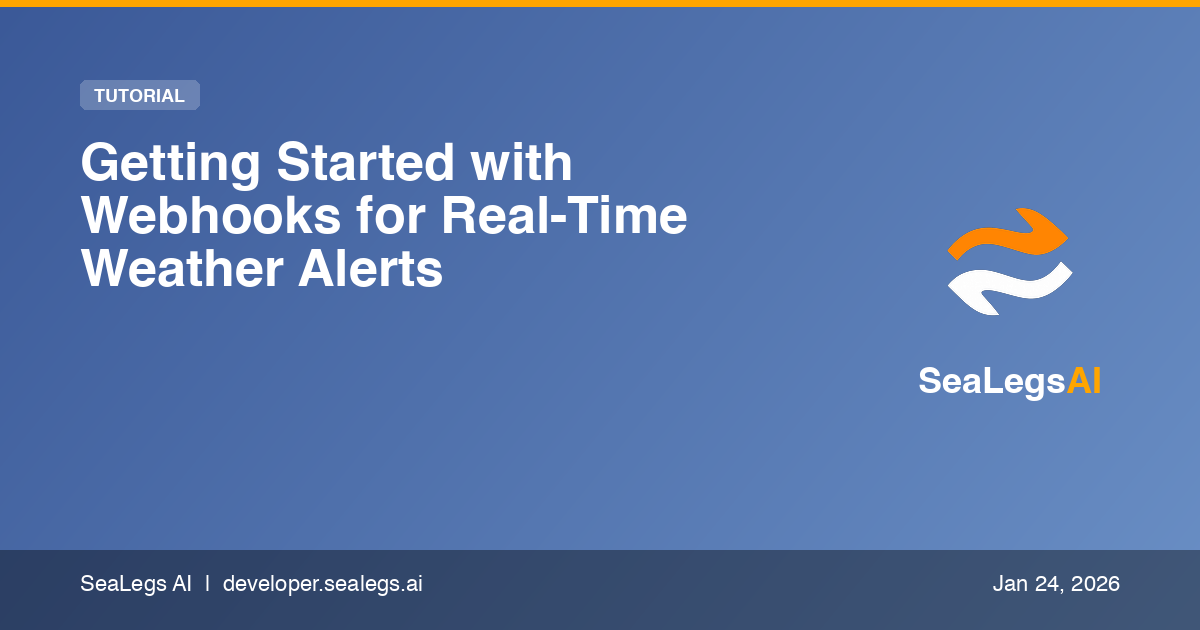 Getting Started with Webhooks for Real-Time Marine Weather Alerts ...