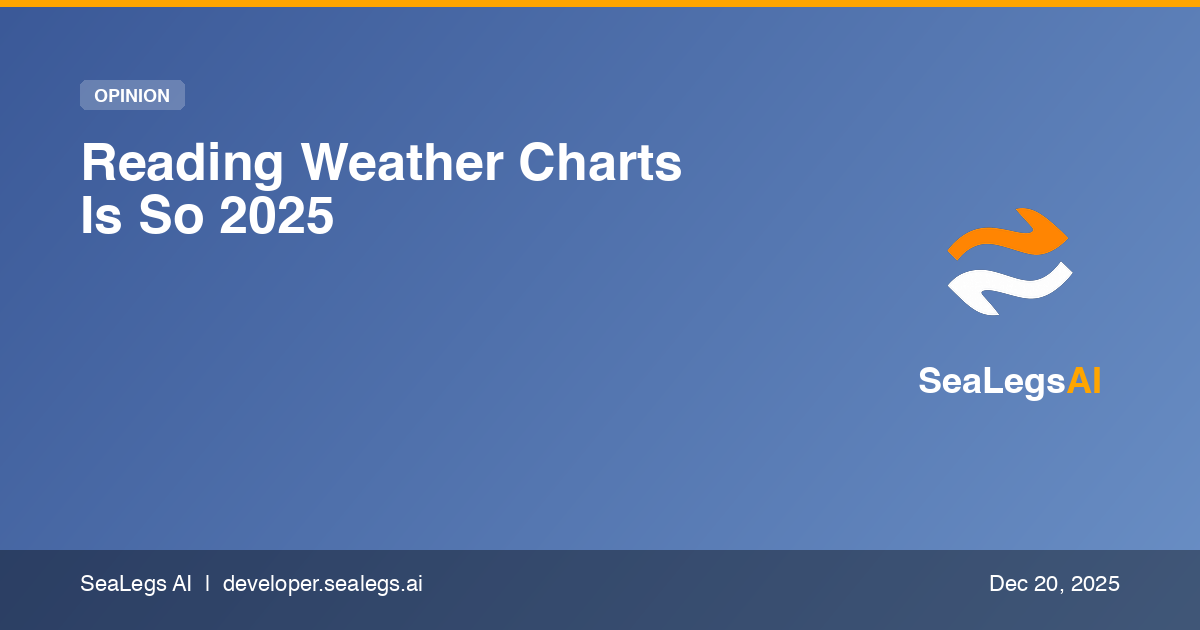 Weather Charts Ranking Reading Weather Charts Is So 2025 | SeaLegs AI Blog