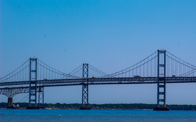 Chesapeake Bay Bridge spanning the water